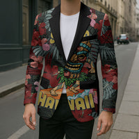 Hawaii Tiki Surfing Blazer Mele Kalikimaka i Iulai!