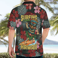 Hawaii Tiki Surfing Hawaiian Shirt Mele Kalikimaka i Iulai!