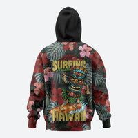Hawaii Tiki Surfing Hoodie Mele Kalikimaka i Iulai! LT9 - Polynesian Pride