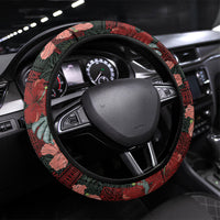 Hawaii Tiki Surfing Steering Wheel Cover Mele Kalikimaka i Iulai!