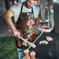 Kanoa Hawai'i Hibiscus Apron Polynesian Tribal Tattoo Pattern Floral Elements LT9 - Polynesian Pride