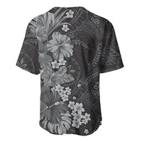 Pauli Hawai'i Hibiscus Baseball Jersey Polynesian Tribal Tattoo Pattern Floral Elements LT9 - Polynesian Pride