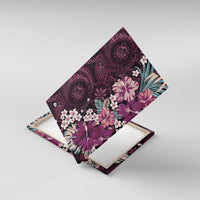Poni Mama Hawai'i Hibiscus Canvas Wall Art Polynesian Tribal Tattoo Pattern Floral Elements