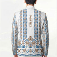 Personalised Papua New Guinea Bird Ethnic Blazer Papuan Batik Inspired Pattern