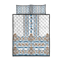 Papua New Guinea Bird Ethnic Quilt Bed Set Papuan Batik Inspired Pattern