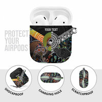 Australia New Zealand Personalised AirPods Case Maori Aboriginal Art Style LT9 - Polynesian Pride