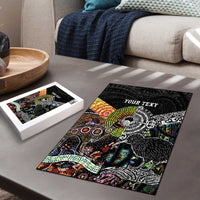 Australia New Zealand Personalised Puzzle Maori Aboriginal Art Style - Polynesian Pride