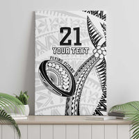 Custom Fiji Rugby Pacific Canvas Wall Art Polynesian Palm Tattoo LT9 - Polynesian Pride