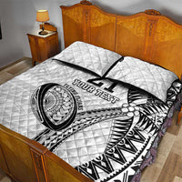 Custom Fiji Rugby Pacific Quilt Bed Set Polynesian Palm Tattoo LT9 - Polynesian Pride