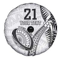 Custom Fiji Rugby Pacific Spare Tire Cover Polynesian Palm Tattoo LT9 - Polynesian Pride