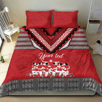Personalised Tonga Rugby Pacific Bedding Set Ikale Tahi Sipi Tau