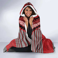 Personalised Tonga Rugby Pacific Hooded Blanket Ikale Tahi Sipi Tau LT9 - Polynesian Pride