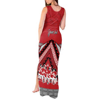 Personalised Tonga Rugby Pacific Tank Maxi Dress Ikale Tahi Sipi Tau LT9 - Polynesian Pride