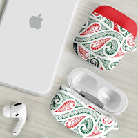 New Zealand Kowhaiwhai Christmas AirPods Case Traditional Maori Koru Pattern LT9 - Polynesian Pride