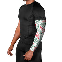 New Zealand Kowhaiwhai Christmas Arm Sleeves Traditional Maori Koru Pattern - Polynesian Pride