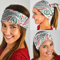 New Zealand Kowhaiwhai Christmas Neck Gaiter Traditional Maori Koru Pattern - Polynesian Pride