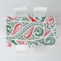 New Zealand Kowhaiwhai Christmas Tablecloth Traditional Maori Koru Pattern - Polynesian Pride