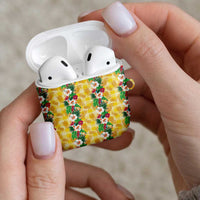 Hawaiian Palaka AirPods Case Hibiscus Pineapple Lei LT9 - Polynesian Pride