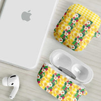 Hawaiian Palaka AirPods Case Hibiscus Pineapple Lei LT9 - Polynesian Pride