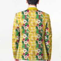 Hawaiian Palaka Blazer Hibiscus Pineapple Lei - Polynesian Pride