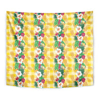 Hawaiian Palaka Tapestry Hibiscus Pineapple Lei - Polynesian Pride