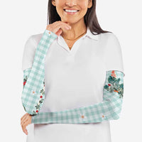 Turquoise Hawaiian Palaka Arm Sleeves Kukui Nut Money Lei - Polynesian Pride