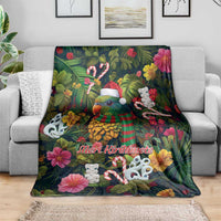 Meri Kirihimete Kakapo Santa Blanket Merry Christmas with Tropical Vibe LT9 - Polynesian Pride