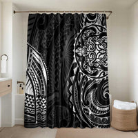 Polynesian Turtle Tribal Tattoo Bathroom Set Black Style - Polynesian Pride