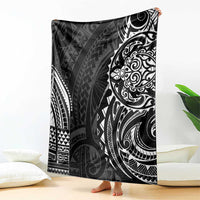 Polynesian Turtle Tribal Tattoo Blanket Black Style LT9 - Polynesian Pride