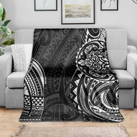 Polynesian Turtle Tribal Tattoo Blanket Black Style LT9 - Polynesian Pride