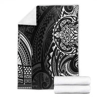 Polynesian Turtle Tribal Tattoo Blanket Black Style LT9 - Polynesian Pride