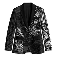 Polynesian Turtle Tribal Tattoo Blazer Black Style - Polynesian Pride