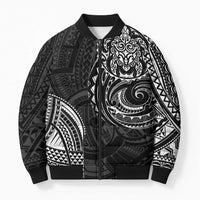 Polynesian Turtle Tribal Tattoo Bomber Puffer Jacket Black Style LT9 Unisex Black - Polynesian Pride