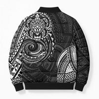 Polynesian Turtle Tribal Tattoo Bomber Puffer Jacket Black Style LT9 - Polynesian Pride