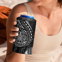 Polynesian Turtle Tribal Tattoo 4 in 1 Can Cooler Tumbler Black Style LT9 - Polynesian Pride