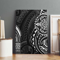 Polynesian Turtle Tribal Tattoo Canvas Wall Art Black Style LT9 - Polynesian Pride