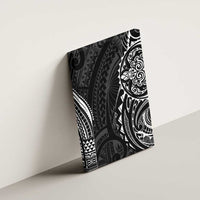 Polynesian Turtle Tribal Tattoo Canvas Wall Art Black Style LT9 - Polynesian Pride