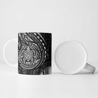 Polynesian Turtle Tribal Tattoo Ceramic Mug Black Style LT9 - Polynesian Pride