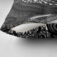 Polynesian Turtle Tribal Tattoo Pillow Cover Black Style - Polynesian Pride