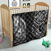 Polynesian Turtle Tribal Tattoo Quilt Black Style