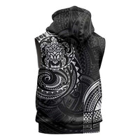 Polynesian Turtle Tribal Tattoo Sleeveless Zip Hoodie Black Style LT9 - Polynesian Pride