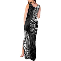 Polynesian Turtle Tribal Tattoo Tank Maxi Dress Black Style LT9 - Polynesian Pride