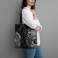 Polynesian Turtle Tribal Tattoo Tote Bag Black Style - Polynesian Pride