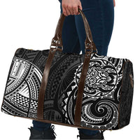 Polynesian Turtle Tribal Tattoo Travel Bag Black Style - Polynesian Pride