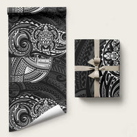 Polynesian Turtle Tribal Tattoo Wrapping Paper Black Style LT9 58" × 23" Black - Polynesian Pride