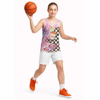 Personalized Japanese Kawaii Sushi Roll Basketball Jersey Wagara Palaka Pattern LT9 - Polynesian Pride