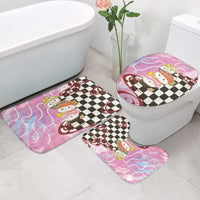 Personalized Japanese Kawaii Sushi Roll Bathroom Set Wagara Palaka Pattern LT9 - Polynesian Pride