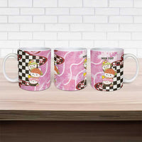 Personalized Japanese Kawaii Sushi Roll Ceramic Mug Wagara Palaka Pattern LT9 - Polynesian Pride
