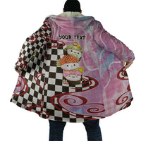 Personalized Japanese Kawaii Sushi Roll Cloak Wagara Palaka Pattern LT9 - Polynesian Pride