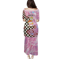 Personalized Japanese Kawaii Sushi Roll Family Matching Puletasi and Hawaiian Shirt Wagara Palaka Pattern LT9 - Polynesian Pride
